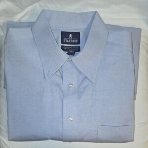 Stafford Men's Sky Blue Dress Shirt